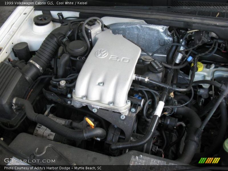Cool White / Keisel 1999 Volkswagen Cabrio GLS