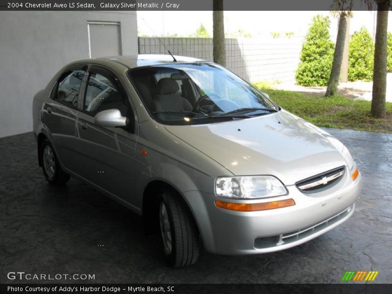 Galaxy Silver Metallic / Gray 2004 Chevrolet Aveo LS Sedan