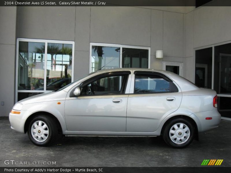 Galaxy Silver Metallic / Gray 2004 Chevrolet Aveo LS Sedan