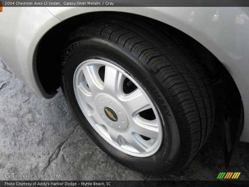 Galaxy Silver Metallic / Gray 2004 Chevrolet Aveo LS Sedan