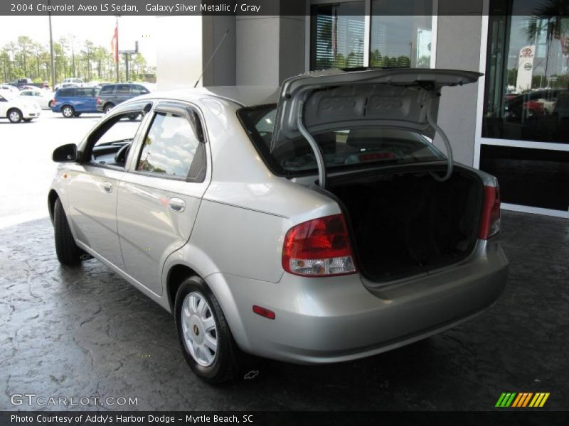 Galaxy Silver Metallic / Gray 2004 Chevrolet Aveo LS Sedan