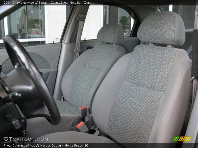 Galaxy Silver Metallic / Gray 2004 Chevrolet Aveo LS Sedan