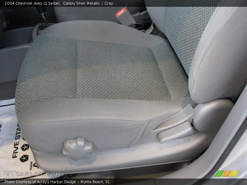Galaxy Silver Metallic / Gray 2004 Chevrolet Aveo LS Sedan