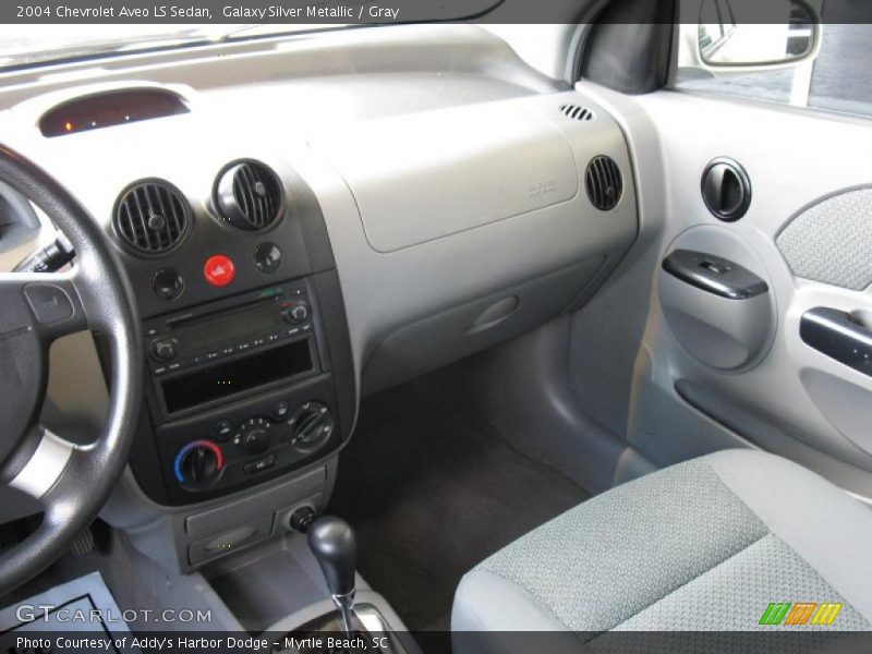Galaxy Silver Metallic / Gray 2004 Chevrolet Aveo LS Sedan