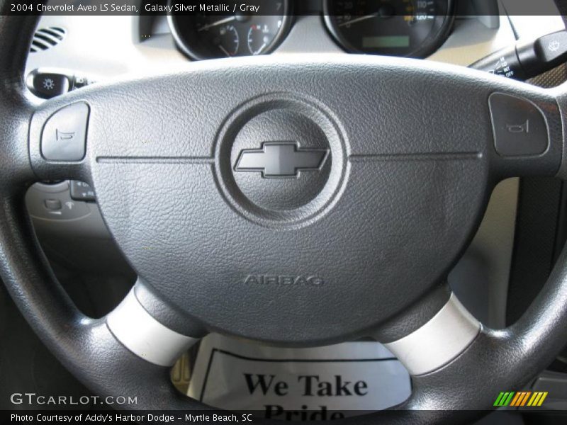 Galaxy Silver Metallic / Gray 2004 Chevrolet Aveo LS Sedan