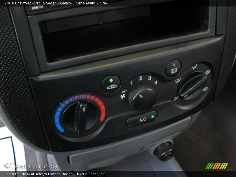 Galaxy Silver Metallic / Gray 2004 Chevrolet Aveo LS Sedan
