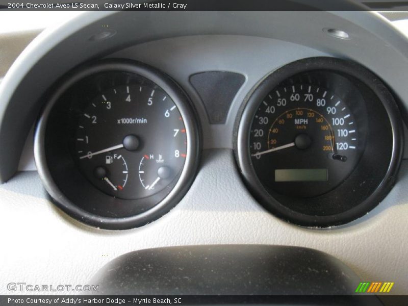 Galaxy Silver Metallic / Gray 2004 Chevrolet Aveo LS Sedan