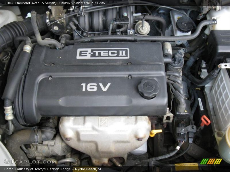 Galaxy Silver Metallic / Gray 2004 Chevrolet Aveo LS Sedan