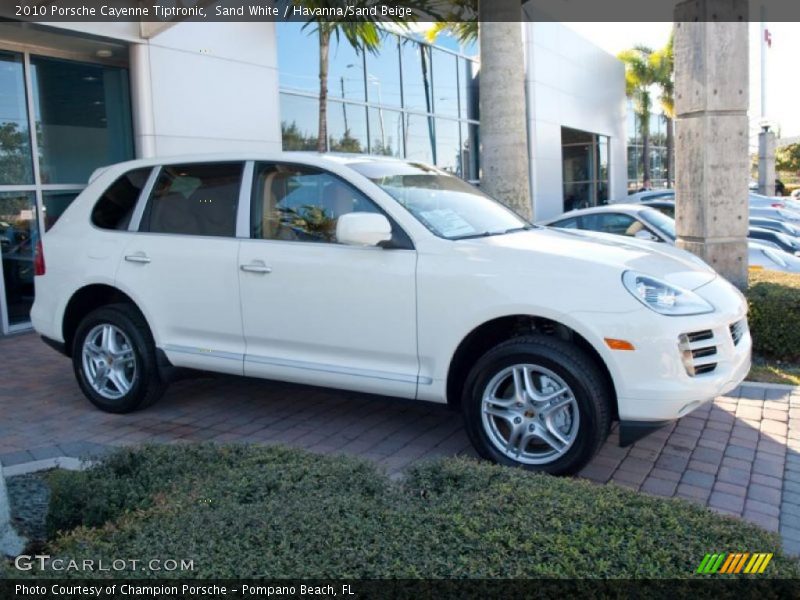 Sand White / Havanna/Sand Beige 2010 Porsche Cayenne Tiptronic