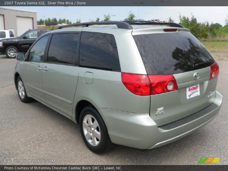 Silver Pine Mica / Stone 2007 Toyota Sienna XLE
