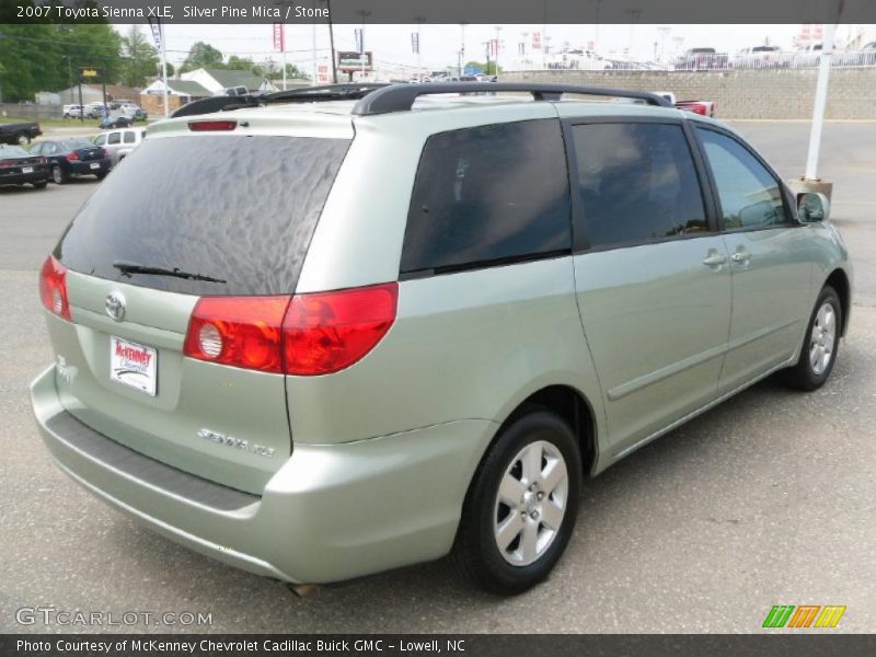 Silver Pine Mica / Stone 2007 Toyota Sienna XLE