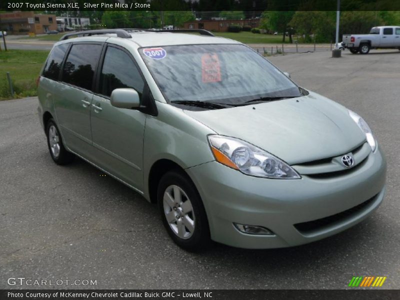 Silver Pine Mica / Stone 2007 Toyota Sienna XLE