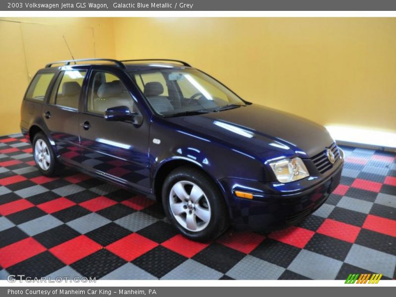 Galactic Blue Metallic / Grey 2003 Volkswagen Jetta GLS Wagon