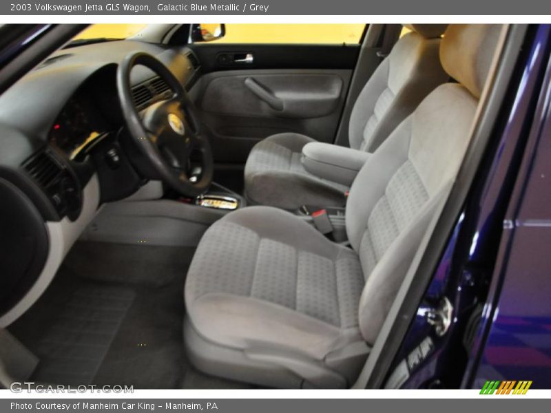Galactic Blue Metallic / Grey 2003 Volkswagen Jetta GLS Wagon