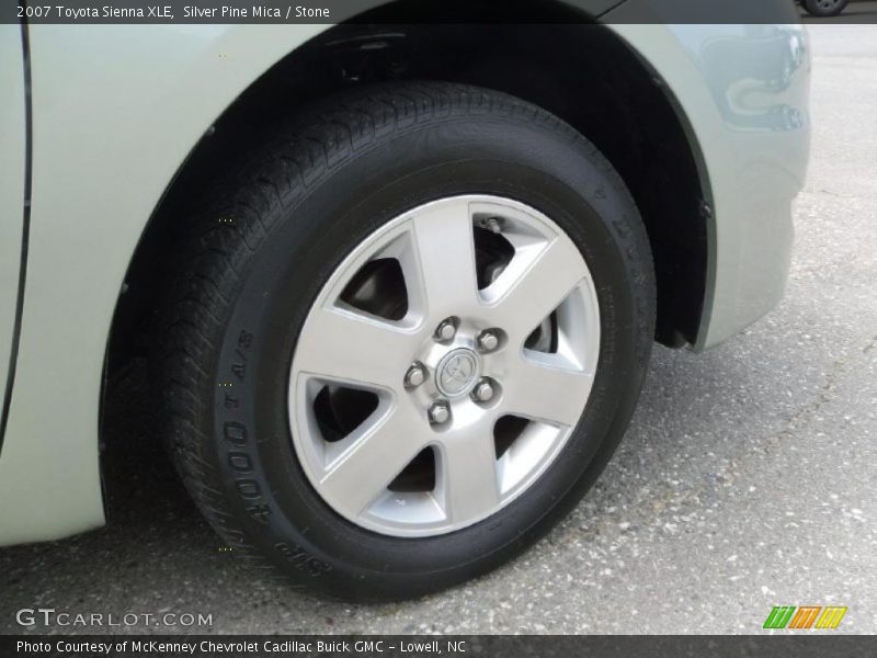 Silver Pine Mica / Stone 2007 Toyota Sienna XLE