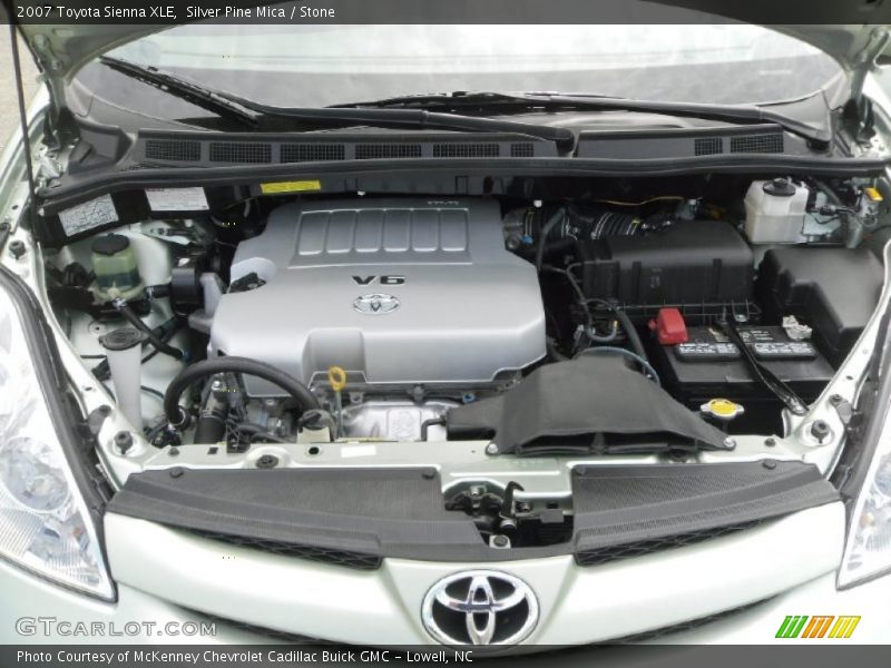 Silver Pine Mica / Stone 2007 Toyota Sienna XLE