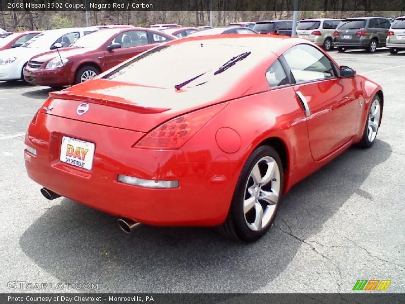 Nogaro Red / Carbon 2008 Nissan 350Z Coupe