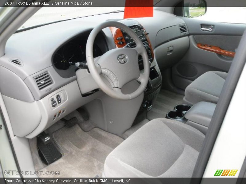 Silver Pine Mica / Stone 2007 Toyota Sienna XLE