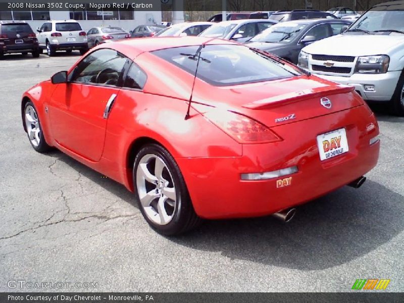 Nogaro Red / Carbon 2008 Nissan 350Z Coupe