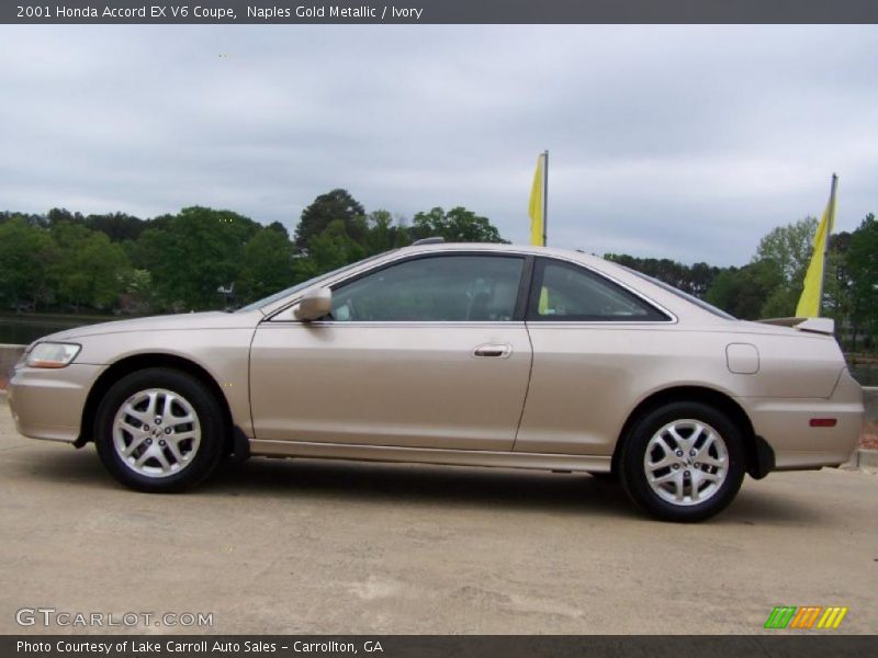 Naples Gold Metallic / Ivory 2001 Honda Accord EX V6 Coupe