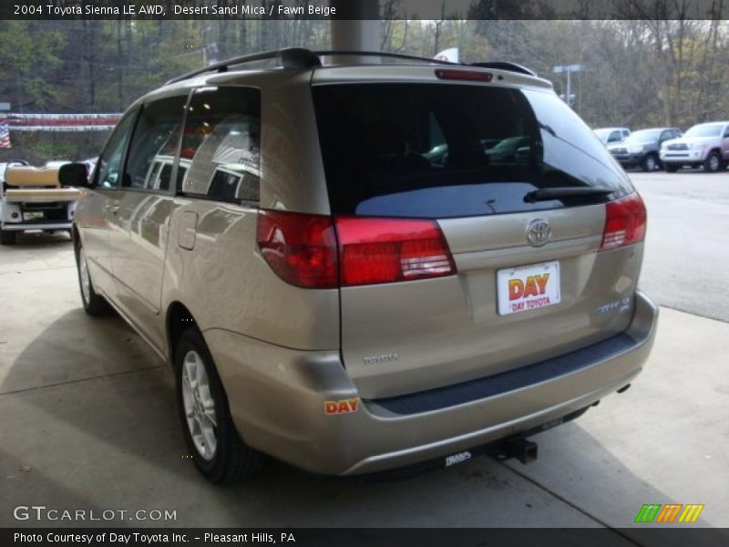 Desert Sand Mica / Fawn Beige 2004 Toyota Sienna LE AWD