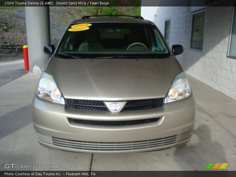 Desert Sand Mica / Fawn Beige 2004 Toyota Sienna LE AWD