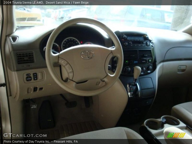 Desert Sand Mica / Fawn Beige 2004 Toyota Sienna LE AWD