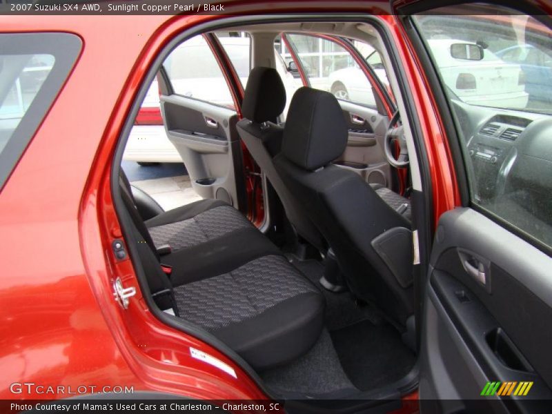Sunlight Copper Pearl / Black 2007 Suzuki SX4 AWD