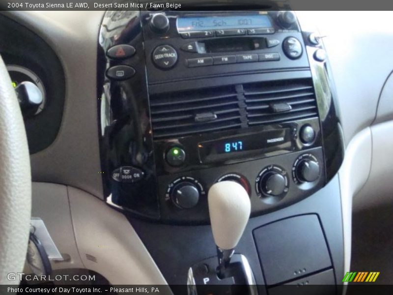 Desert Sand Mica / Fawn Beige 2004 Toyota Sienna LE AWD