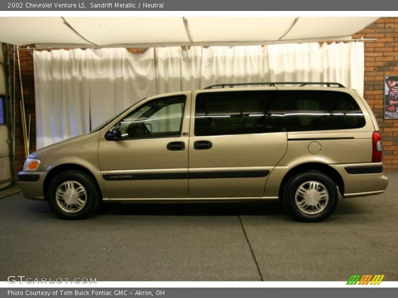 Sandrift Metallic / Neutral 2002 Chevrolet Venture LS