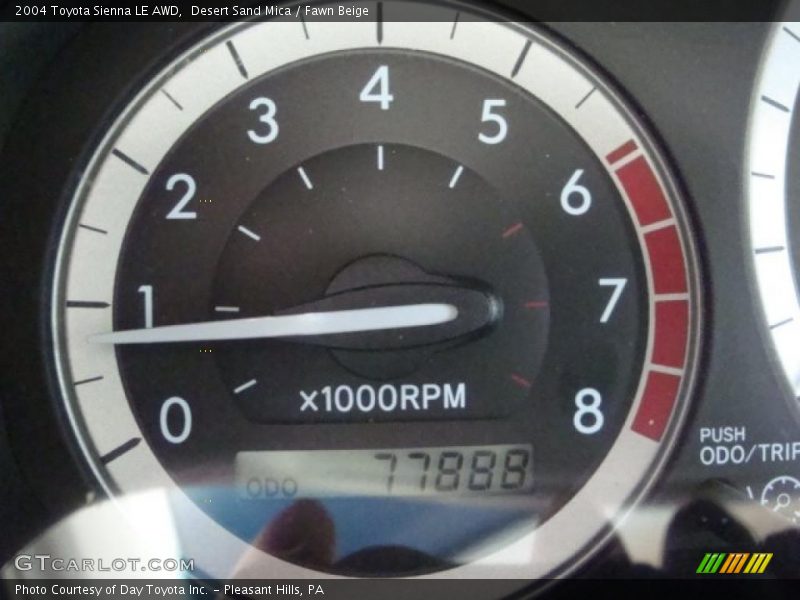 Desert Sand Mica / Fawn Beige 2004 Toyota Sienna LE AWD