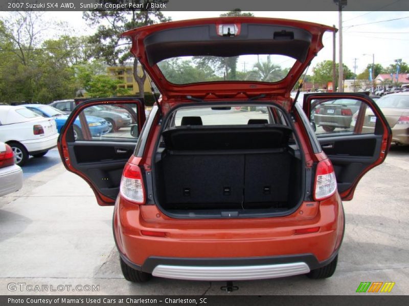 Sunlight Copper Pearl / Black 2007 Suzuki SX4 AWD