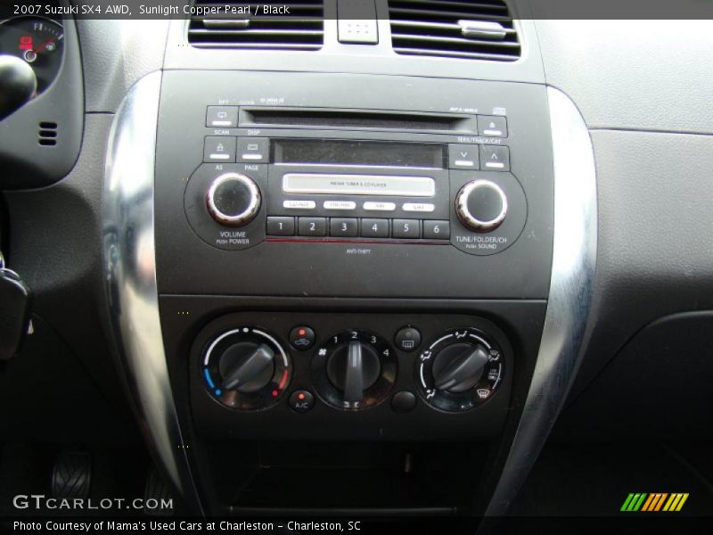 Sunlight Copper Pearl / Black 2007 Suzuki SX4 AWD