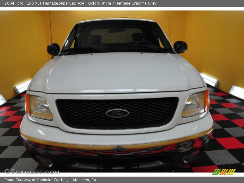 Oxford White / Heritage Graphite Grey 2004 Ford F150 XLT Heritage SuperCab 4x4