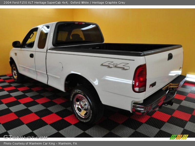 Oxford White / Heritage Graphite Grey 2004 Ford F150 XLT Heritage SuperCab 4x4