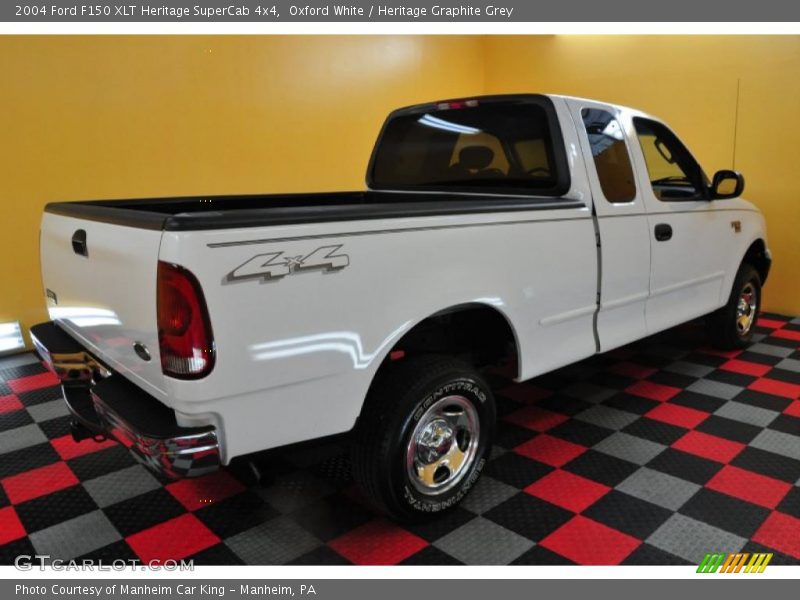 Oxford White / Heritage Graphite Grey 2004 Ford F150 XLT Heritage SuperCab 4x4