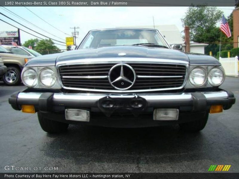 Dark Blue / Palomino 1982 Mercedes-Benz SL Class 380 SL Roadster