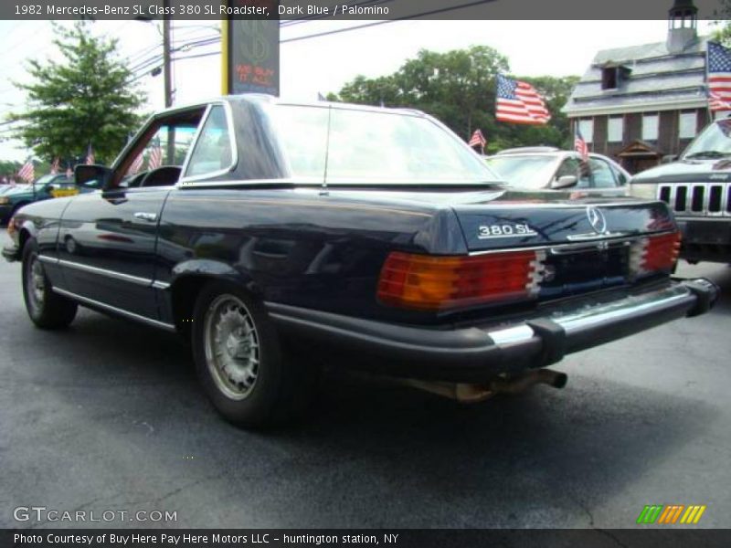 Dark Blue / Palomino 1982 Mercedes-Benz SL Class 380 SL Roadster