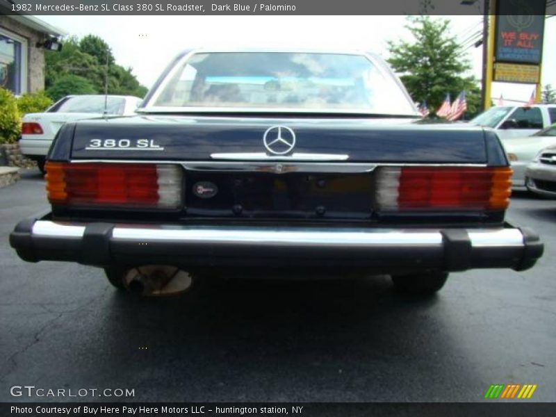 Dark Blue / Palomino 1982 Mercedes-Benz SL Class 380 SL Roadster