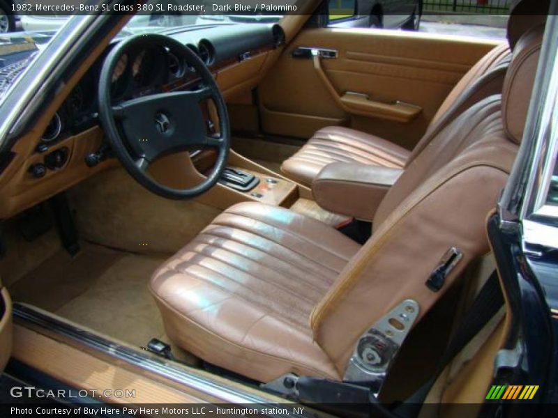  1982 SL Class 380 SL Roadster Palomino Interior