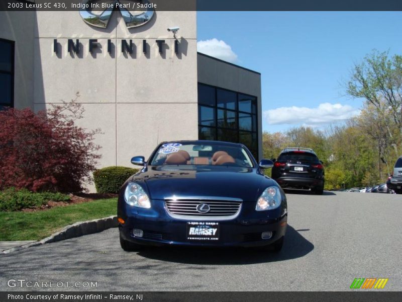 Indigo Ink Blue Pearl / Saddle 2003 Lexus SC 430