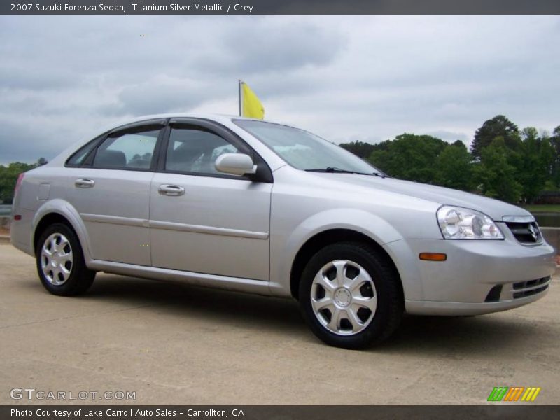 Titanium Silver Metallic / Grey 2007 Suzuki Forenza Sedan