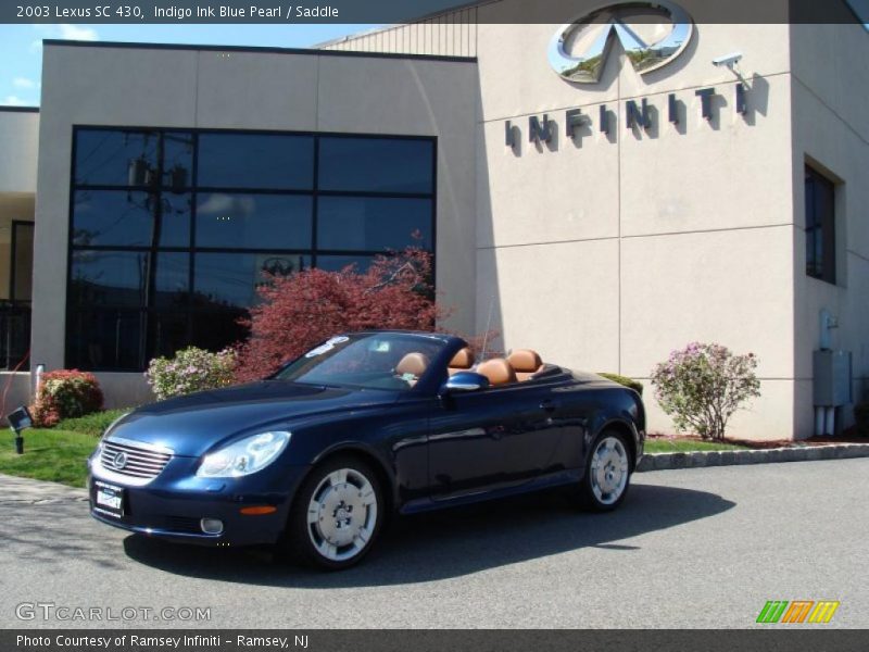 Indigo Ink Blue Pearl / Saddle 2003 Lexus SC 430