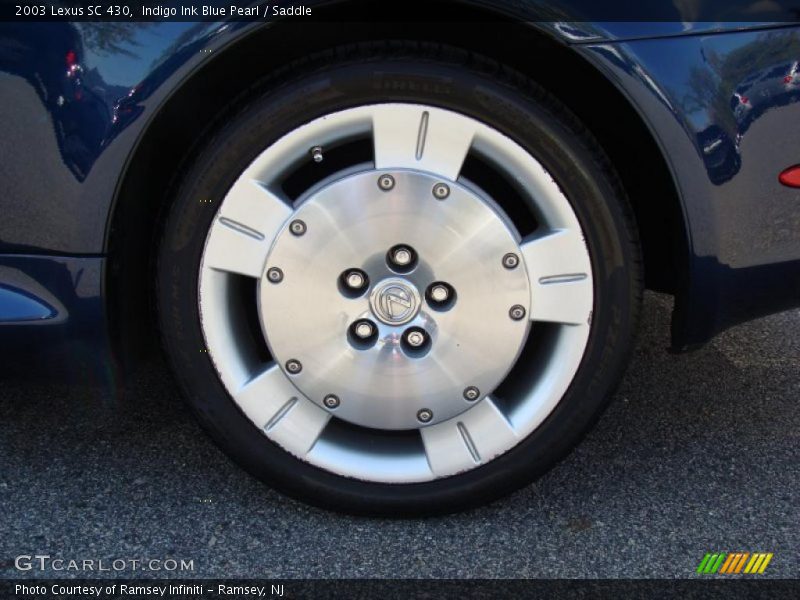 Indigo Ink Blue Pearl / Saddle 2003 Lexus SC 430