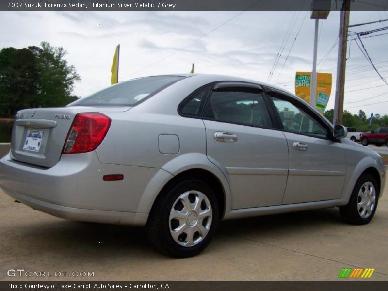 Titanium Silver Metallic / Grey 2007 Suzuki Forenza Sedan