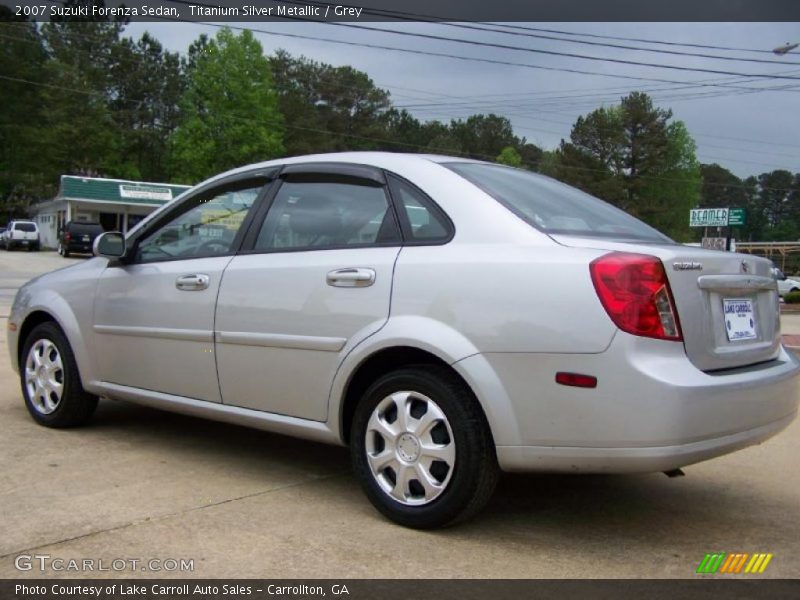 Titanium Silver Metallic / Grey 2007 Suzuki Forenza Sedan