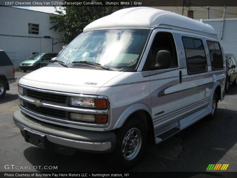 Olympic White / Gray 1997 Chevrolet Chevy Van G2500 Passenger Conversion