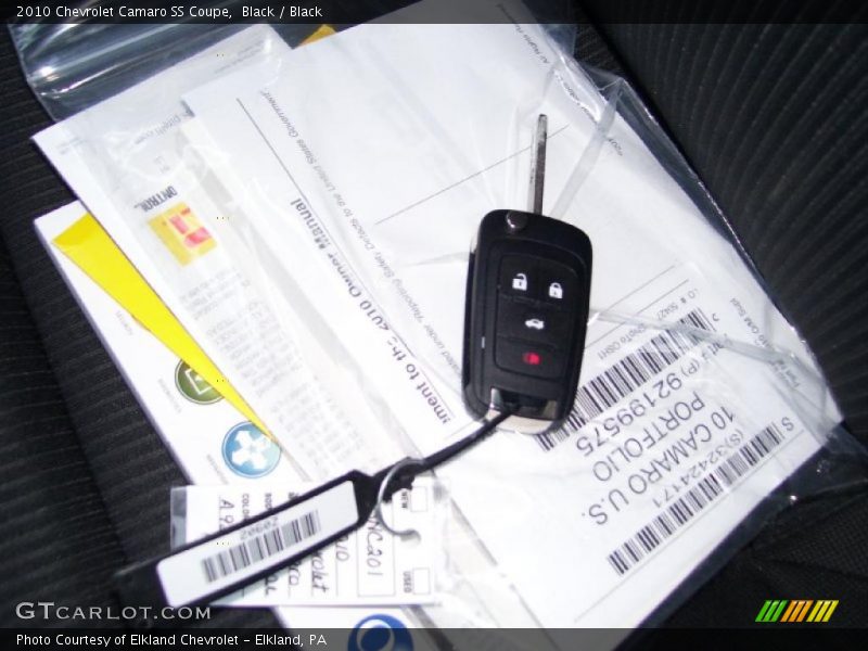 Black / Black 2010 Chevrolet Camaro SS Coupe