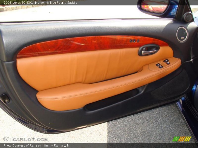 Indigo Ink Blue Pearl / Saddle 2003 Lexus SC 430