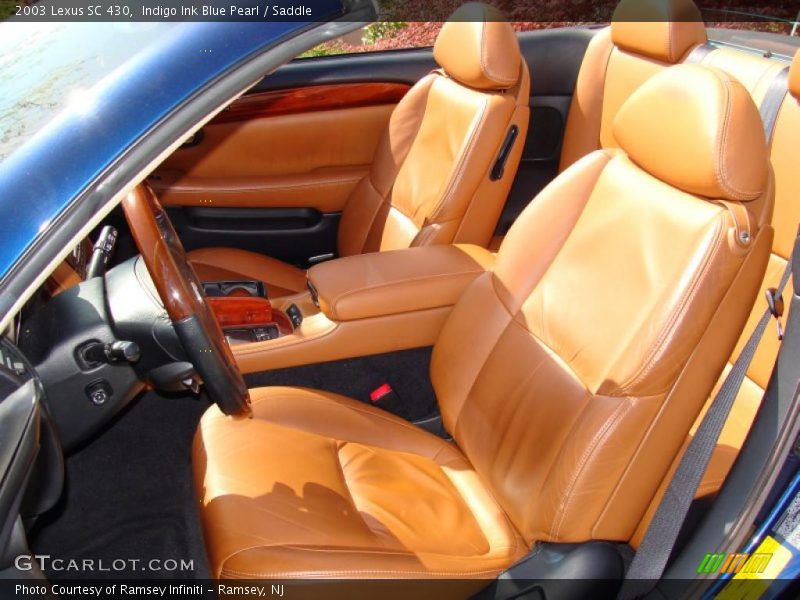 Indigo Ink Blue Pearl / Saddle 2003 Lexus SC 430